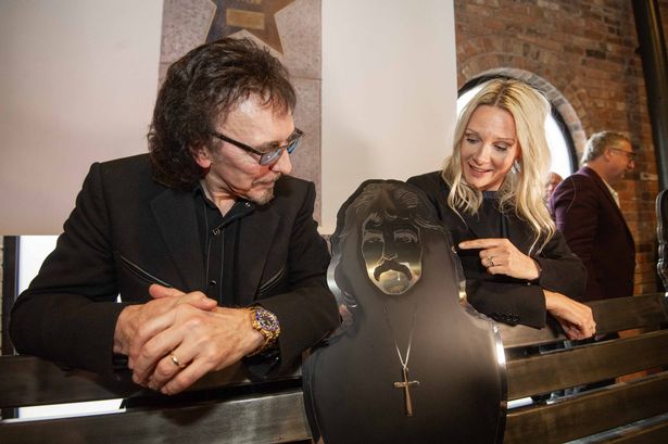 Guitar hero Tony Iommi mobbed by fans in city church