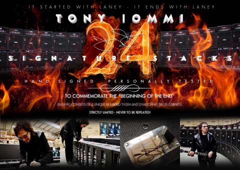 Laney manufactures 24 special exclusive TI100 stacks 