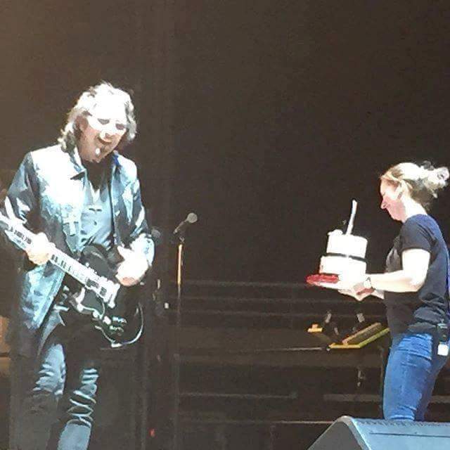 Tony celebrates his Birthday onstage in Michigan!