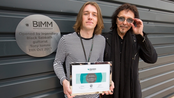 Tony Iommi officially opens BIMM Birmingham