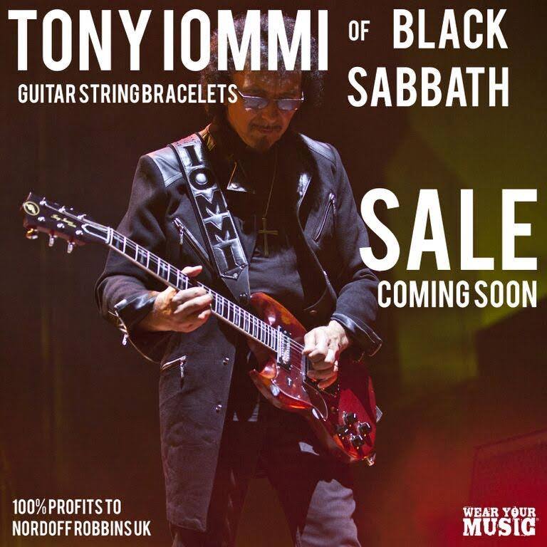 Tony's used guitar strings are jewelry for die hards