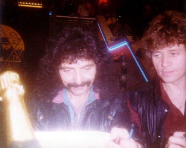 Tony at Tower Records in New York City during the Born Again tour. By Billy Cardinale