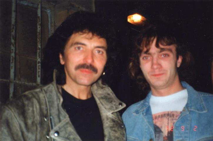 Tony in Edinburgh, 1992.  By John Allen