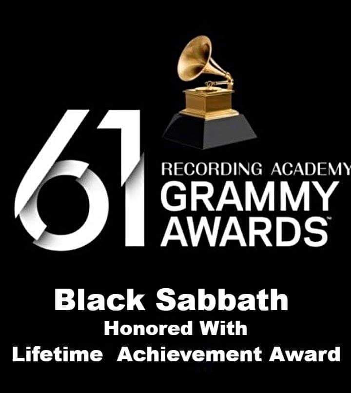 Grammy announces Lifetime Achievement for Black Sabbath