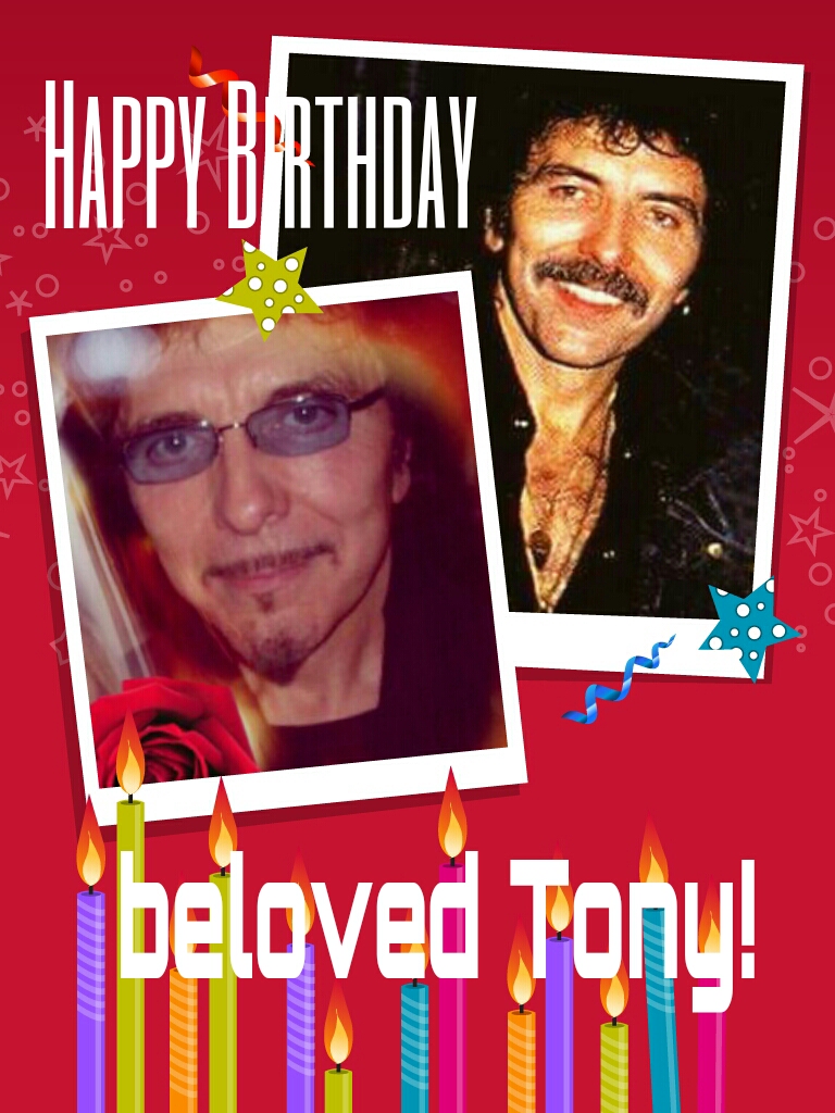 Happy 67 th Birthday to Tony Iommi! 