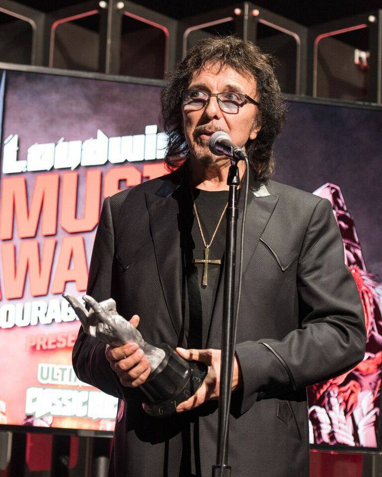 Tony Iommi awarded Loudwire's The Courage award, which starts the proper Iommi Awards
