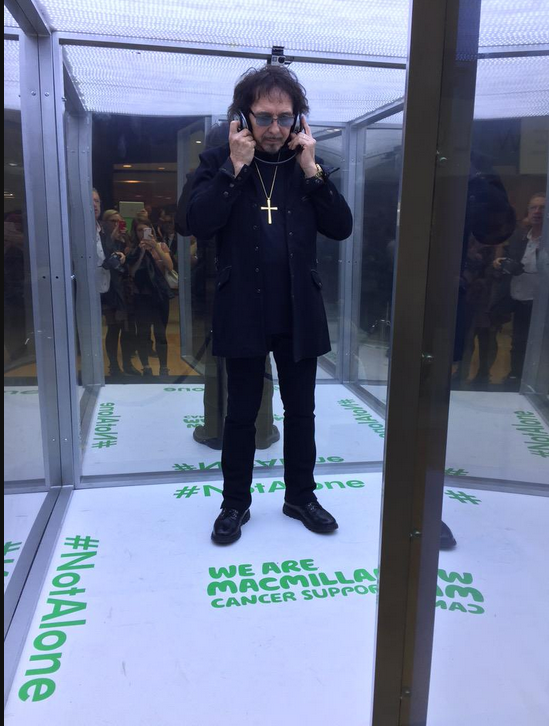 Tony Iommi supports Macmillan Cancer Foundation
