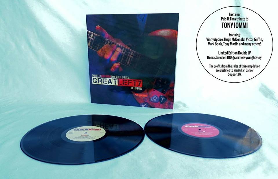 The “Great Lefty” tribute to Tony Iommi finally on vinyl LP!