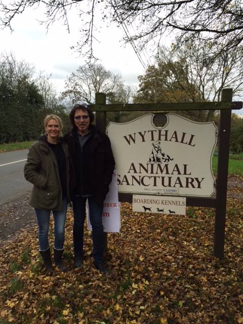 Tony and Maria Iommi support Wythall Animal Sanctuary 
